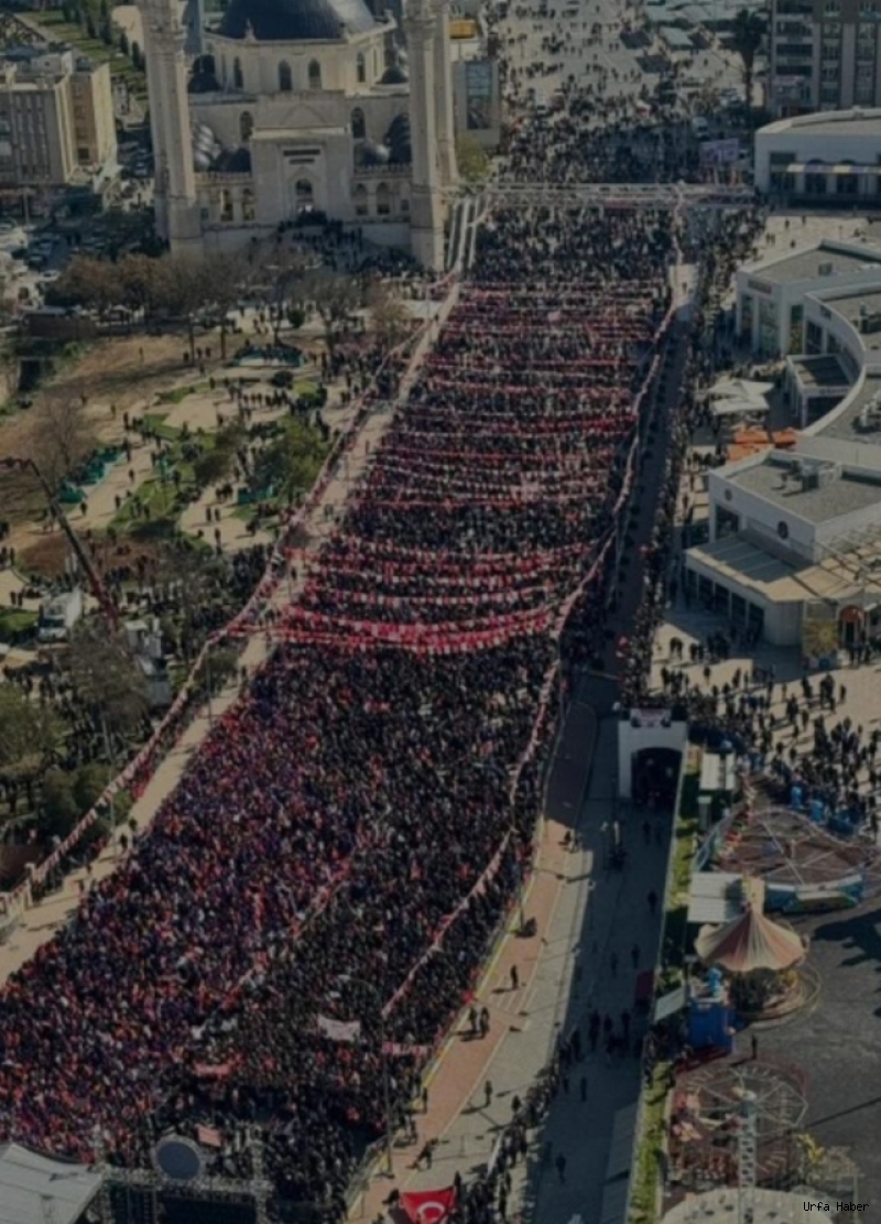 YENİDEN REFAH PARTİSİ'NDEN URFA'DA 160 BİN KİŞİLİK MİTİNG !