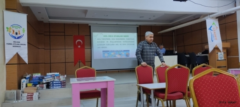 HİLVANLI ÖĞRETMEN VE ÖĞRENCİLERE AKIL ZEKÂ OYUNLARI EĞİTİMİ