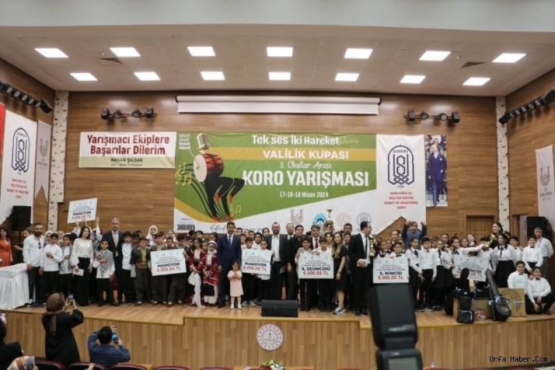 URFA'DA ÖDÜL KAZANAN OKULLAR BELLİ OLDU