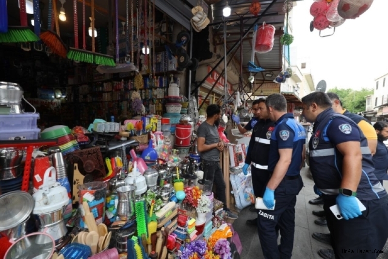 ŞANLIURFA BÜYÜKŞEHİR ZABITA’DAN KASAP VE KALDIRIM İŞGALİ DENETİMİ