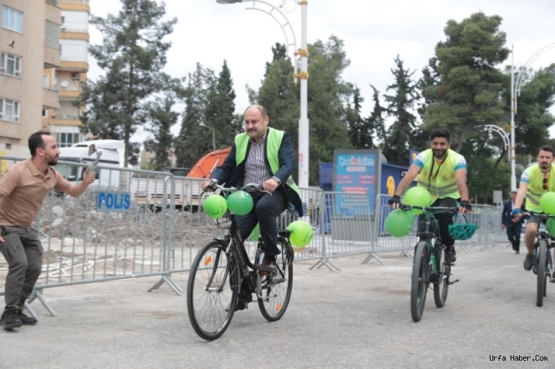 BAŞKAN GÜLPINAR FARKINDALIK İÇİN PEDAL ÇEVİRDİ