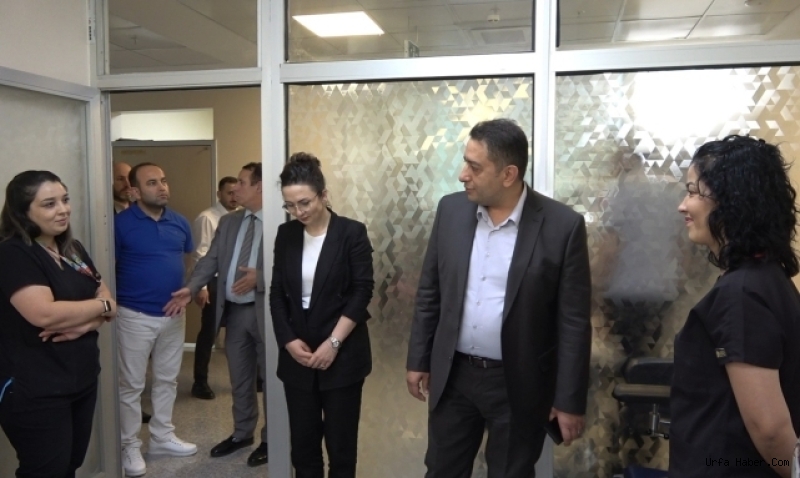 İL SAĞLIK MÜDÜRÜ SOLMAZ SAĞLIK TESİSLERİNİ İNCELEDİ.