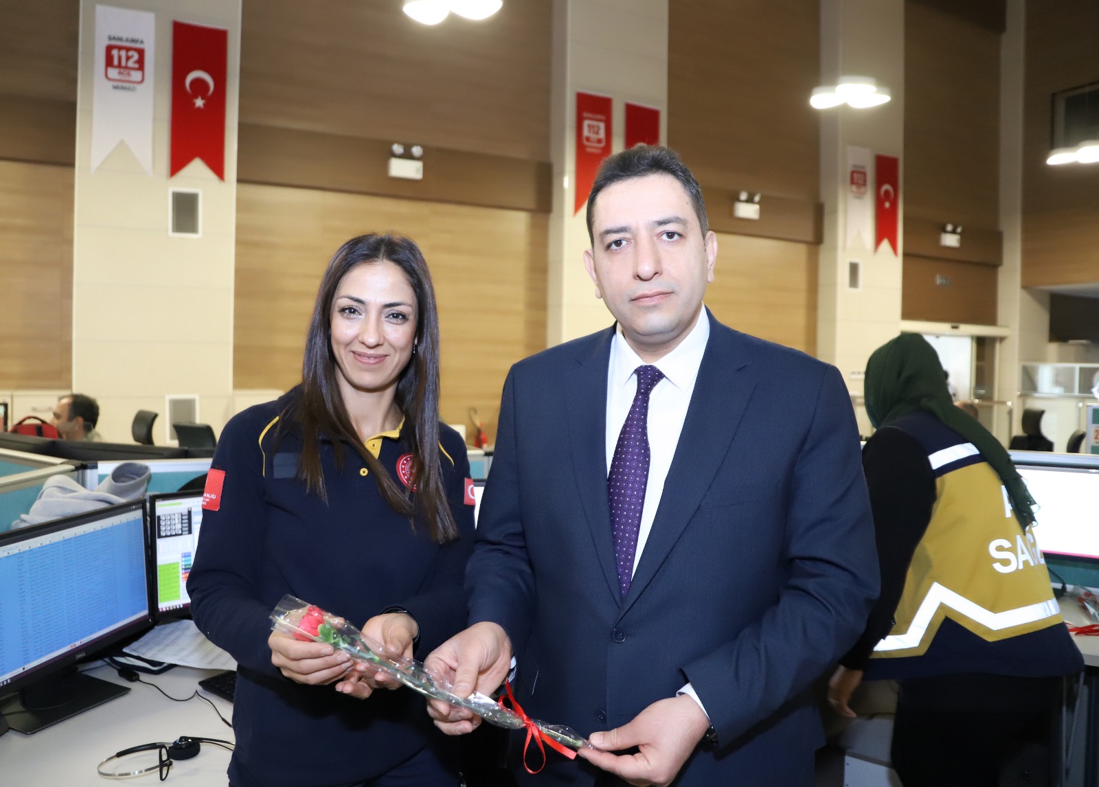 Bebeği Kurtaran 112 Personeline Teşekkür
