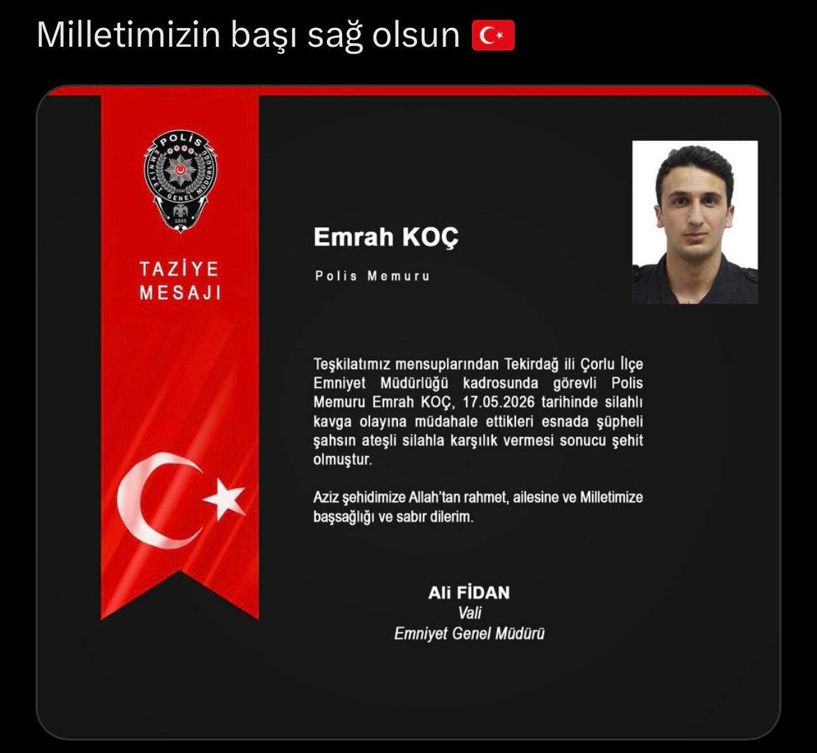 Kavga ihbarına giden iki polis şehit oldu! Kimlikleri belli oldu!