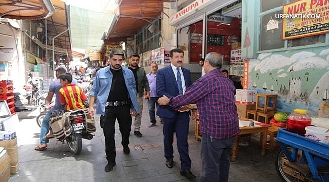 Eyyübiye Belediyesi Yanan İş Merkezine Yardım Eli