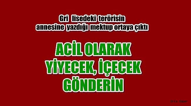 Aranan teröristin annesine yazdığı mektup bulundu