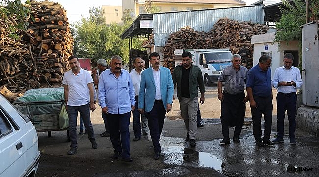 Eyyübiye Belediyesinden oduncu esnafına destek