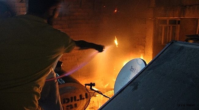Şanlıurfa'da ev yangını korkuttu