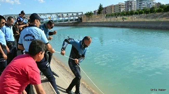 Sulama kanalına düşen çocukları vatandaşlar kurtardı