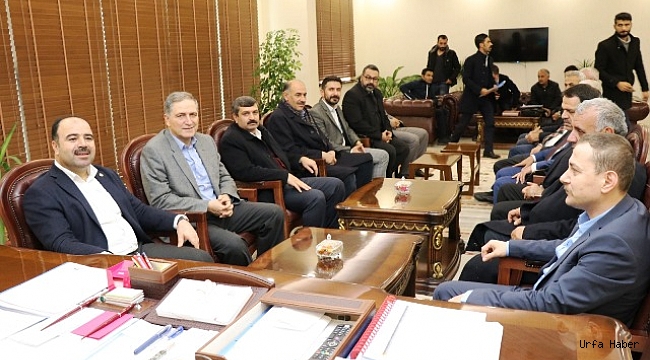 Başkan çiftçi, Viranşehir'de parti teşkilatı ile buluştu