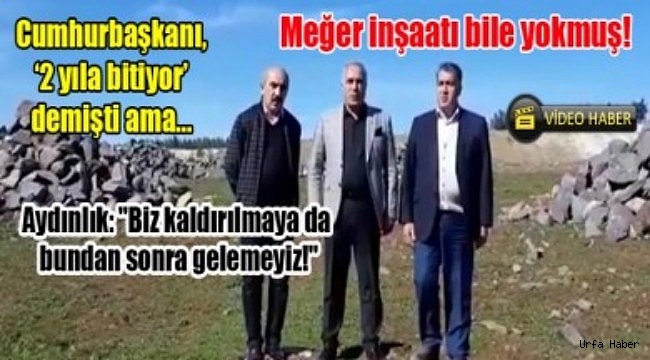 CHP'liler hastane inşaatını bulamadı!