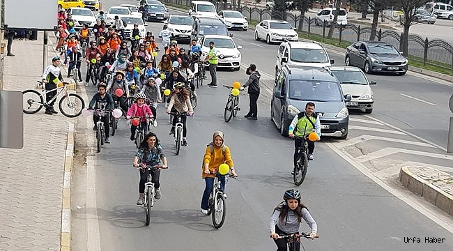 Şanlıurfa'da kadınlar pedal çevirdi
