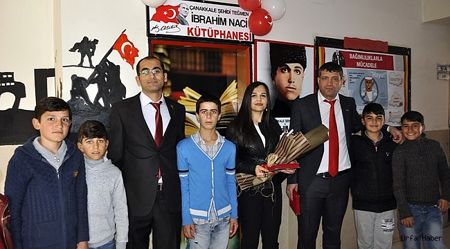 Urfa'da Çanakkale şehidi adına kütüphane açıldı