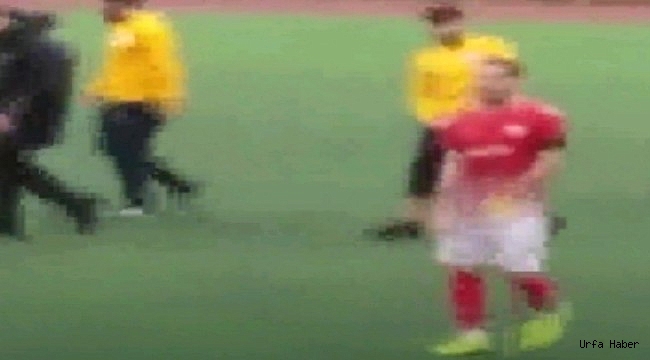 Urfada futbola yakışmayan görüntüler