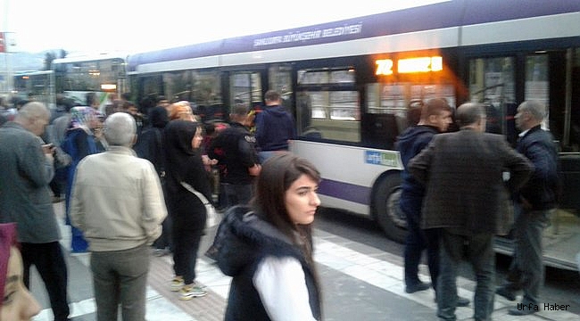 Şanlıurfa'da halk otobüsünde "yangın tüpü" paniği