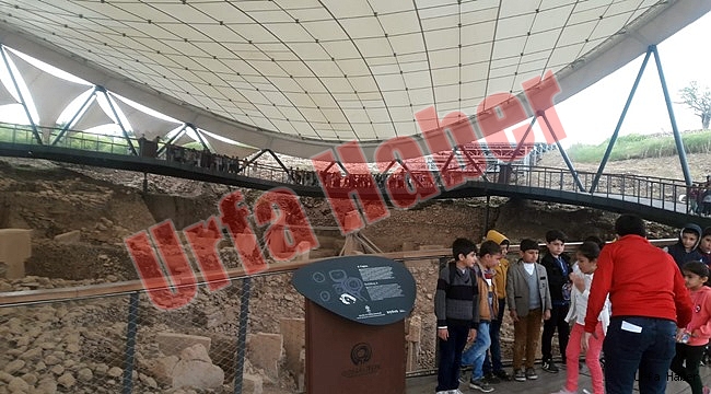 Şanlıurfa'da öğrenciler Göbeklitepe'yi gezdi