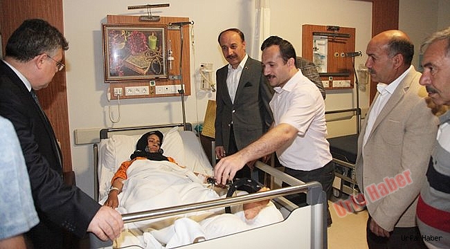 Vali Erin Yaralı Tarım İşçilerini Ziyareti Etti