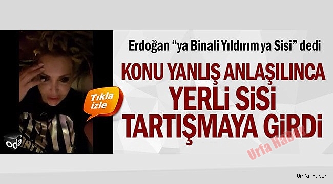 Erdoğan'ın SİSİ söylemine yerli SİSİ'de katıldı