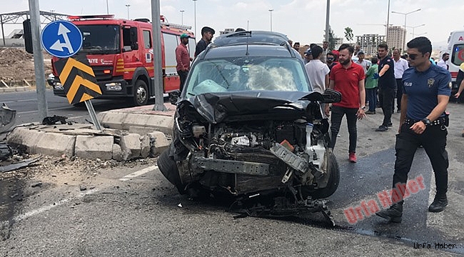 Şanlıurfa'da trafik kazası: 1 ölü, 2 yaralı