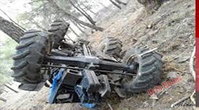 traktör devrildi: 1 ölü, 2 yaralı