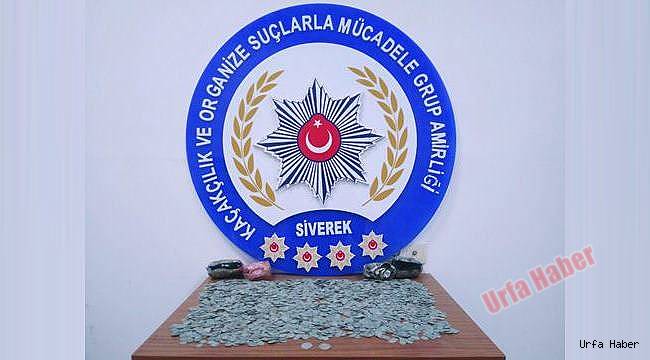 Urfa'da paha biçilmez gümüş sikkeler ele geçirildi