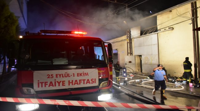 Gaziantep'te iplik atölyesinde yangın