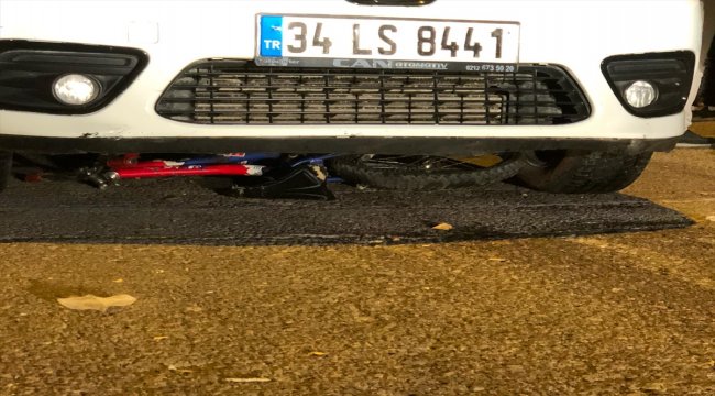 Adıyaman'da otomobilin çarptığı bisikletli yaralandı
