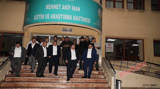 Beyazgül yaralıları ziyaret etti