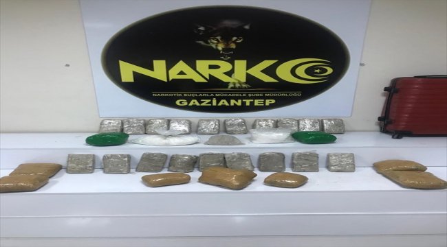 Gaziantep'te uyuşturucu operasyonları