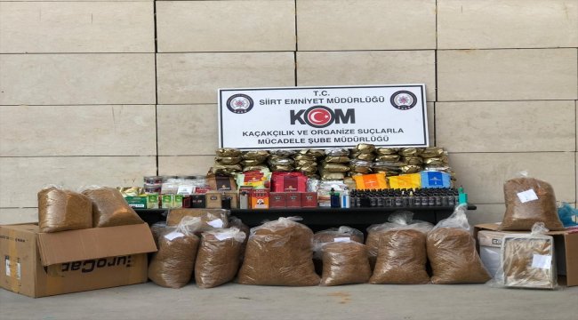 Siirt'te kaçakçılık operasyonu