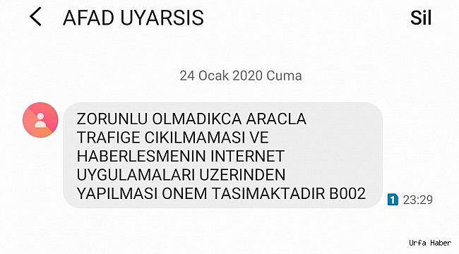 AFAD vatandaşları deprem konusunda uyardı