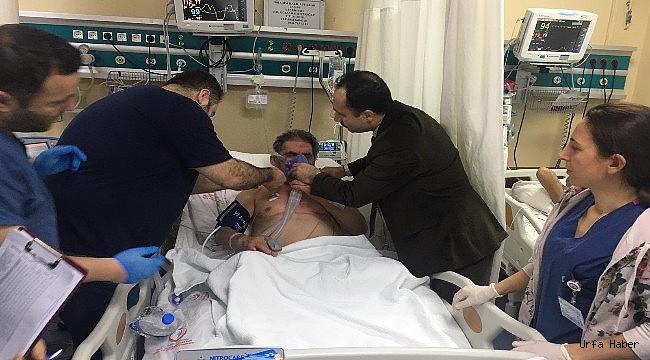 Sağlık Müdürü Erkuş, yeni yıla hastanede girdi
