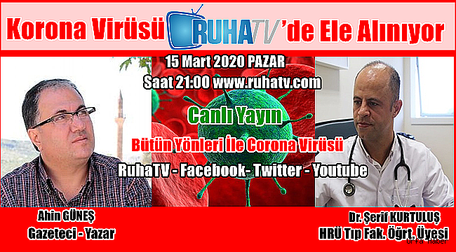 Korona Virüsü Ruha TV'de Ele Alınıyor