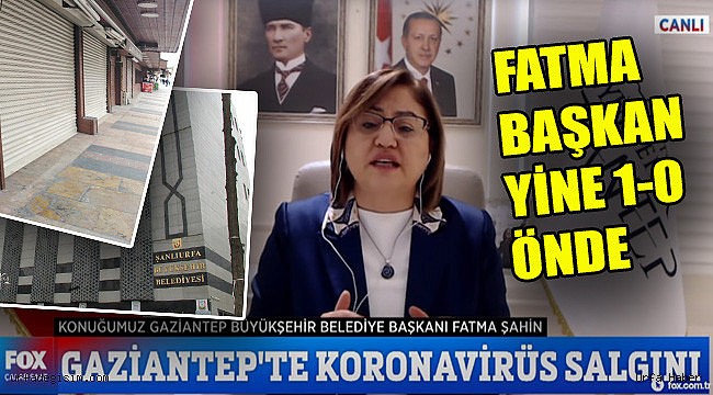 Fatma Şahin yine Urfa'yı geçti