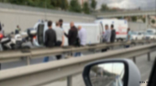 Şanlıurfa'da minibüs devrildi! 1 ölü, 2 yaralı