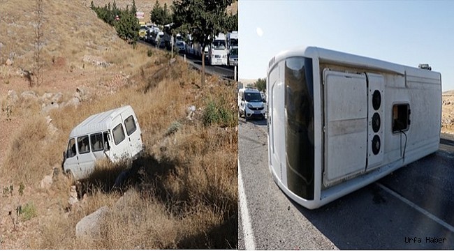 Şanlıurfa'da işçiler zincirleme kaza geçirdi! 14 yaralı