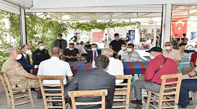 Vali Erin Ceylanpınar'da Vatandaşlarla Buluştu