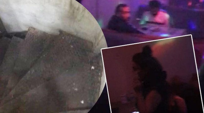 Baskın yapan ekipler bile şaşkına döndü! Kokoreççiden pavyona gizli geçit!