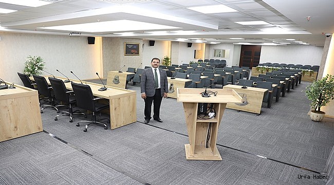Haliliye'nin Yeni Meclis Salonu Hazır!