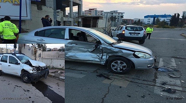 Eski oto alımlarda trafik kazası: 1 yaralı