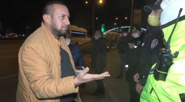Kuralları ihlal etti, suçu polise attı...