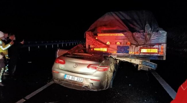 Eski başkan Güneş'in oğlu kazada hayatını kaybetti