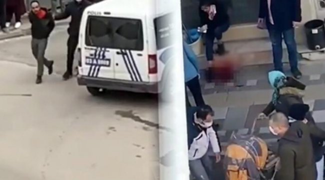 Kızını sokak ortasında boğazından bıçakladı!