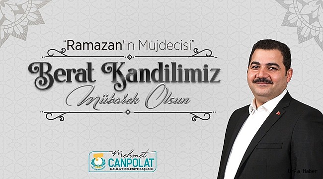 Başkan Canpolat: Berat Kandilimiz Mübarek Olsun