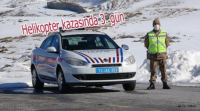 Helikopterin düştüğü köy girişlere kapatıldı