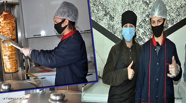 Kız kardeşler döner ustalarına taş çıkartıyorlar