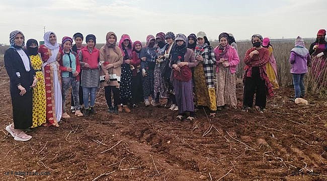Tarlada çalışan kadınlar unutulmadı
