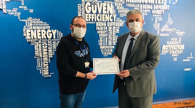 Urfa SGK'dan anlamlı takdir belgesi