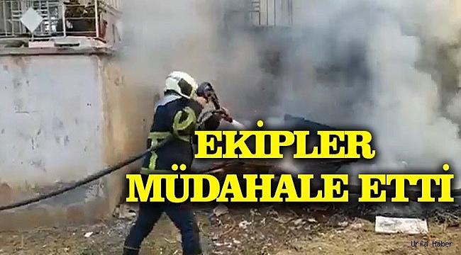 Haliliye'de Yangın Çıktı!