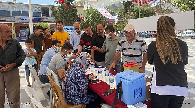 Suruç'ta aşı seferberliği